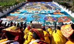 Exhibition of the Buddha held in Tibet