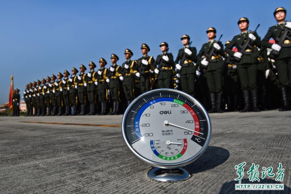 Soldiers take hard training for V-Day parade