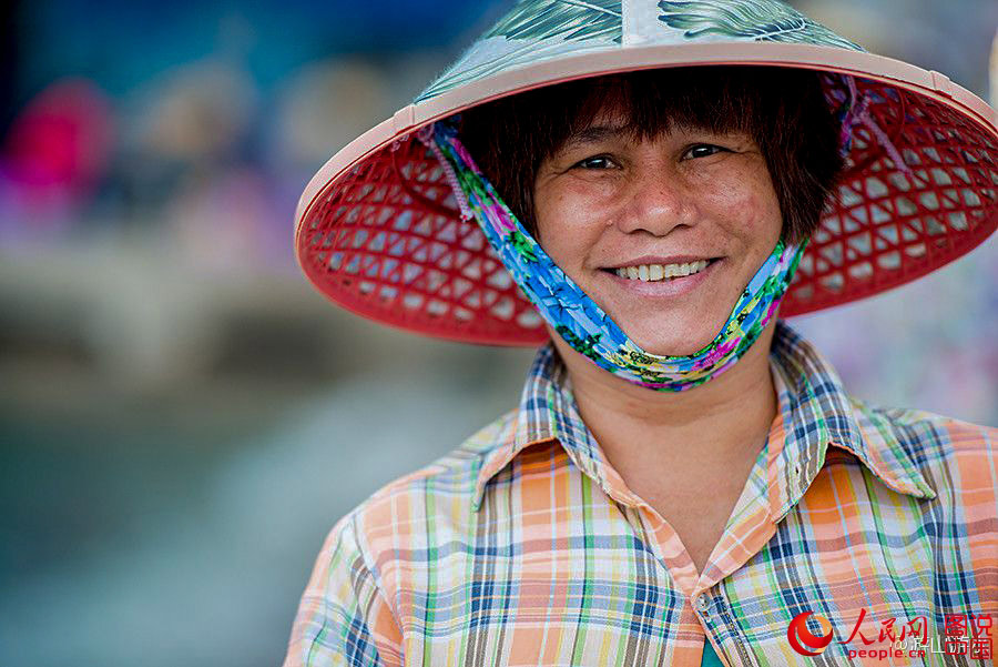 Women's fishing port in Hainan