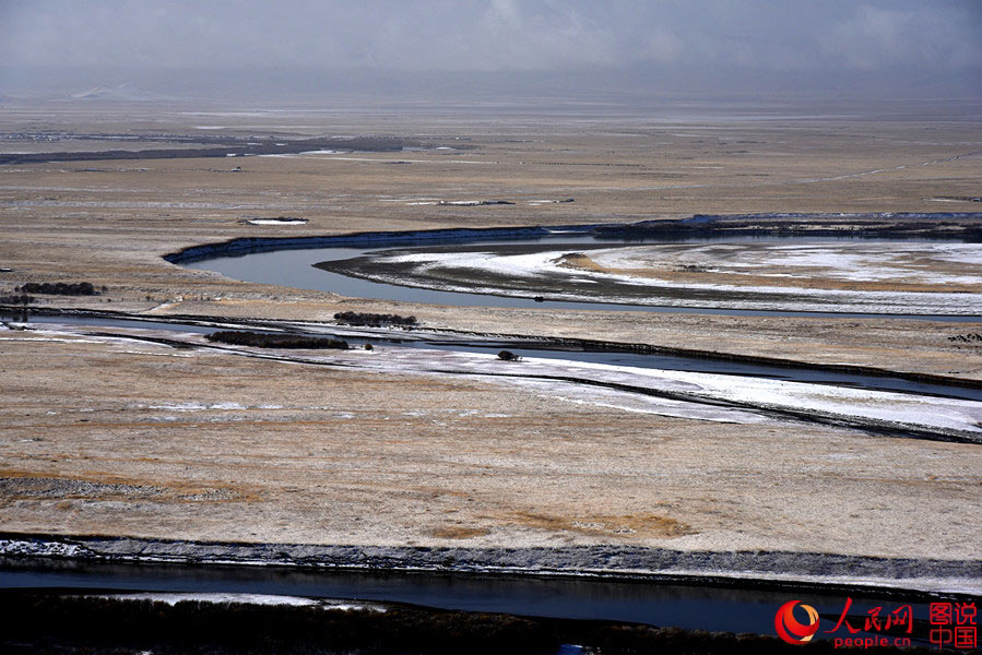 Magnificent view of the First Bend of the Yellow River