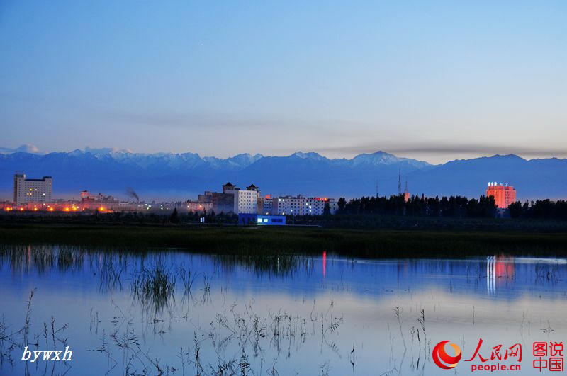 Splendid scenery of Heihe Wetland