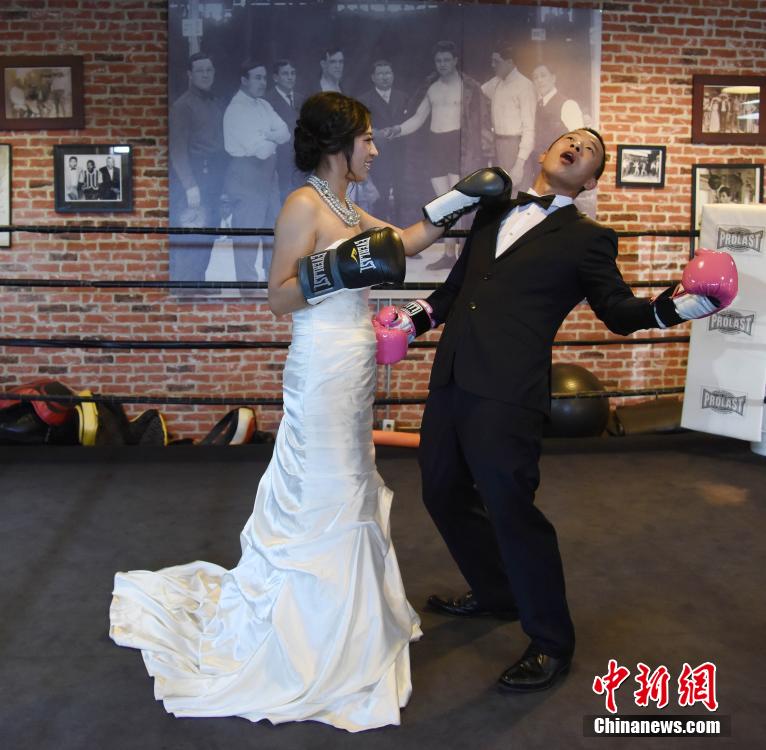 A Chinese boxer in the U.S.