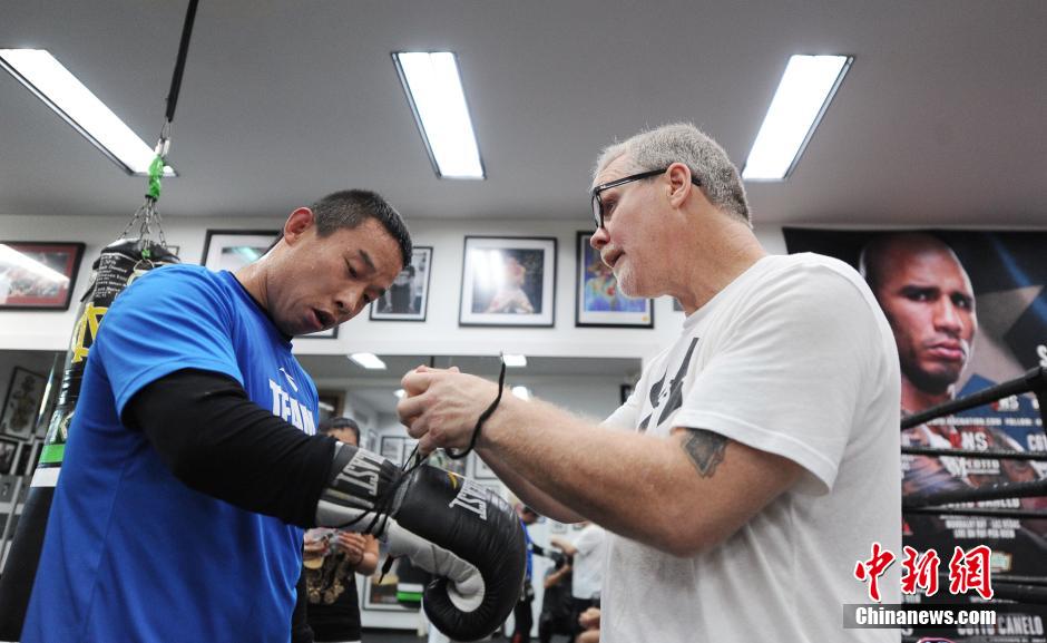 A Chinese boxer in the U.S.