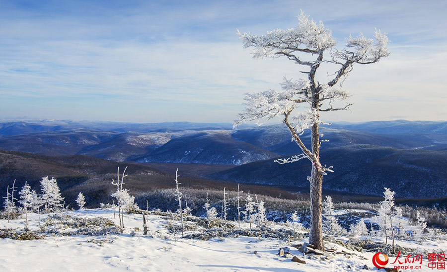 Gorgeous crystal sceneries taken in the coldest region in ??China