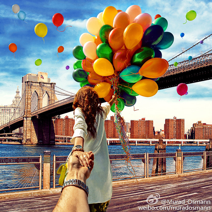 Follow me to my Weibo — Photographer Murad Osmann opens Weibo account
