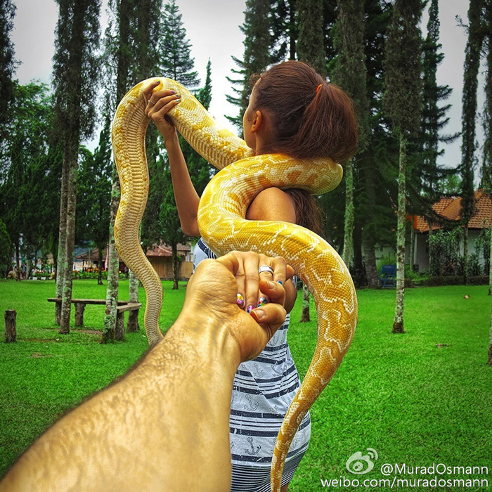 Follow me to my Weibo — Photographer Murad Osmann opens Weibo account