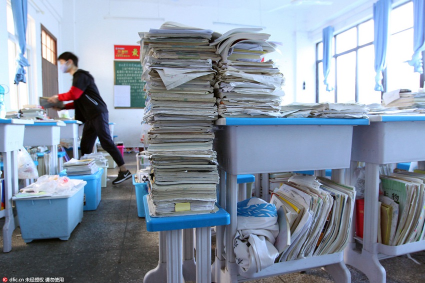Preparation for 'gaokao'