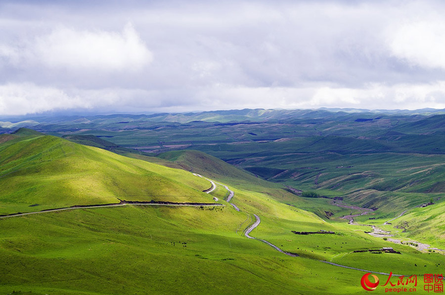The breathtaking Aketasi grassland in NW ?China?'s Xinjiang