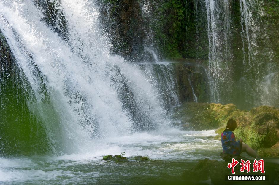 Magnificent Tianhetan waterfall