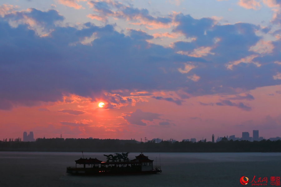 Beautiful scenery of Songhua River