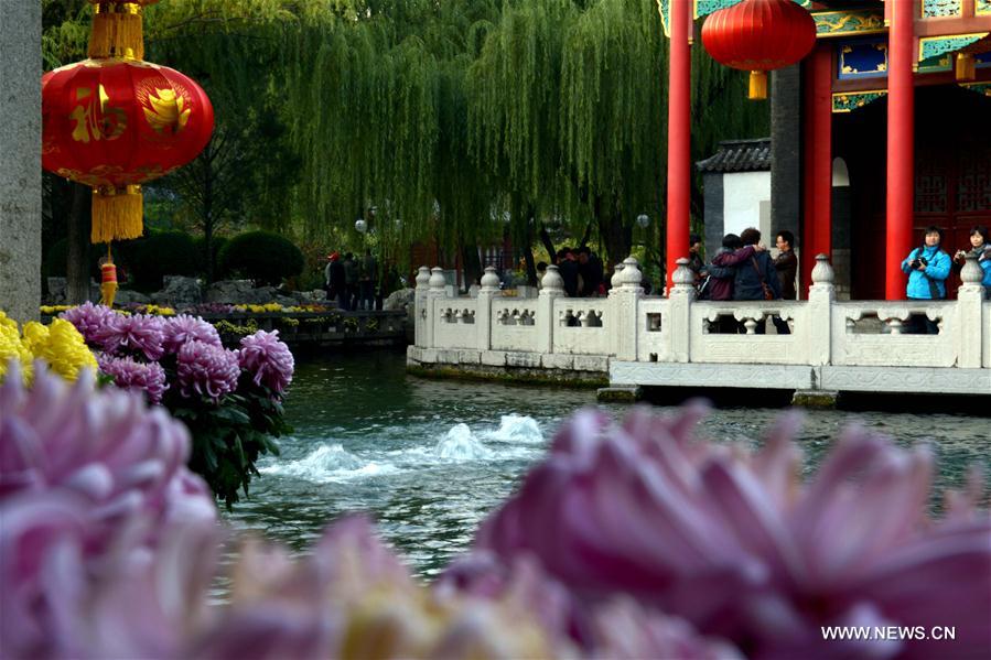 Since the reactivation of the Baotu Spring in 2003 after the font ran out of streams for 548 straight days, the spring has continuously gushed for 13 years.