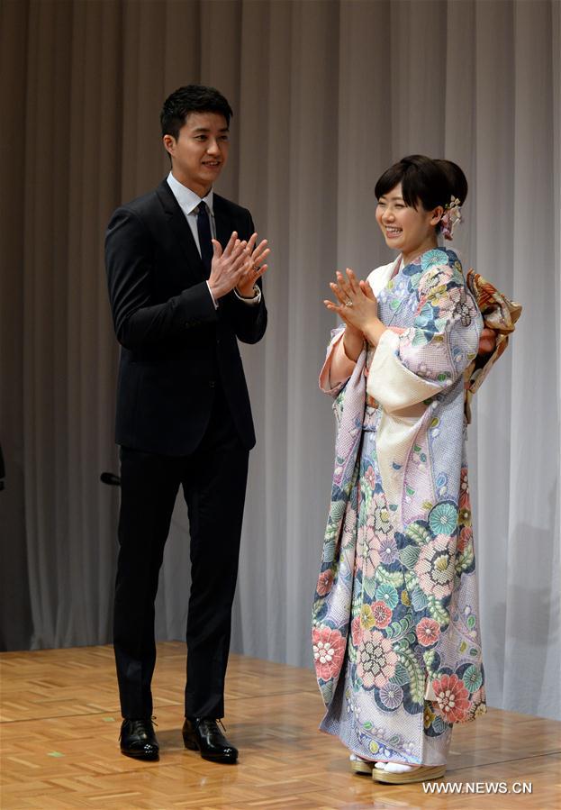 Japan's Ai Fukuhara announces marriage to Taiwanese table tennis player