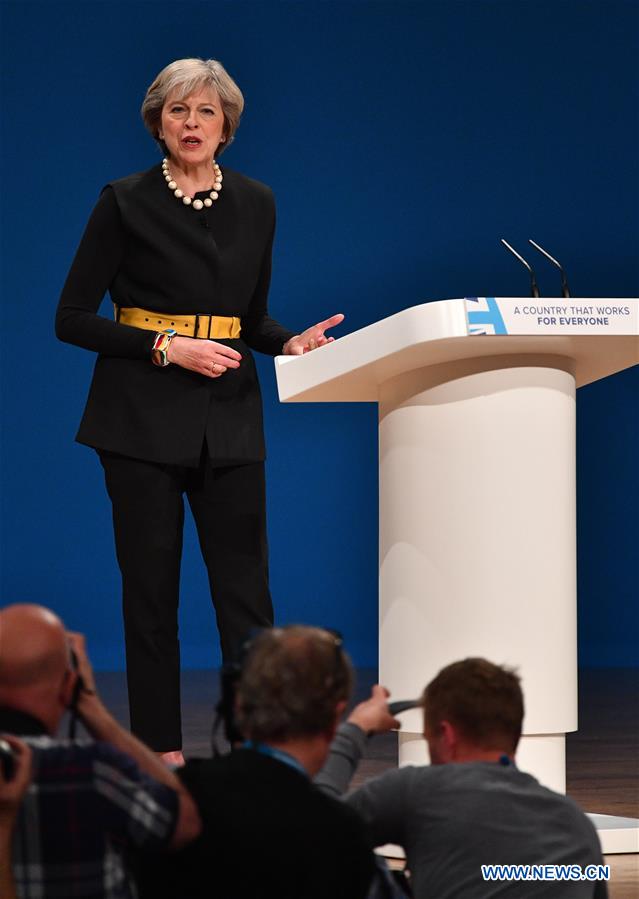 British PM May tells Brexit opponents Britain leaving EU unstoppable