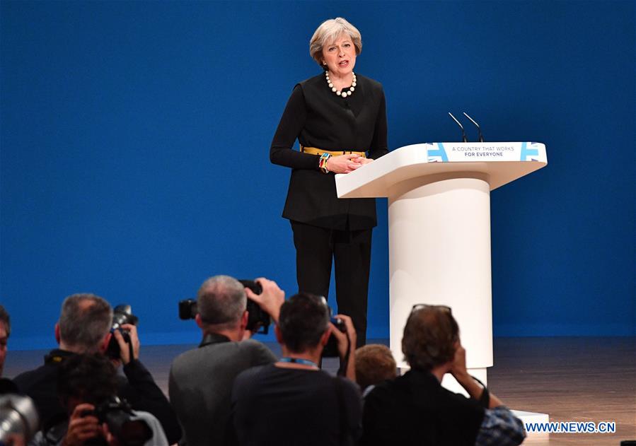 British PM May tells Brexit opponents Britain leaving EU unstoppable