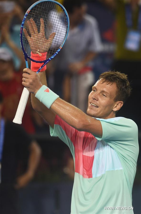 Tomas Berdych won 2-1 to claim the title.