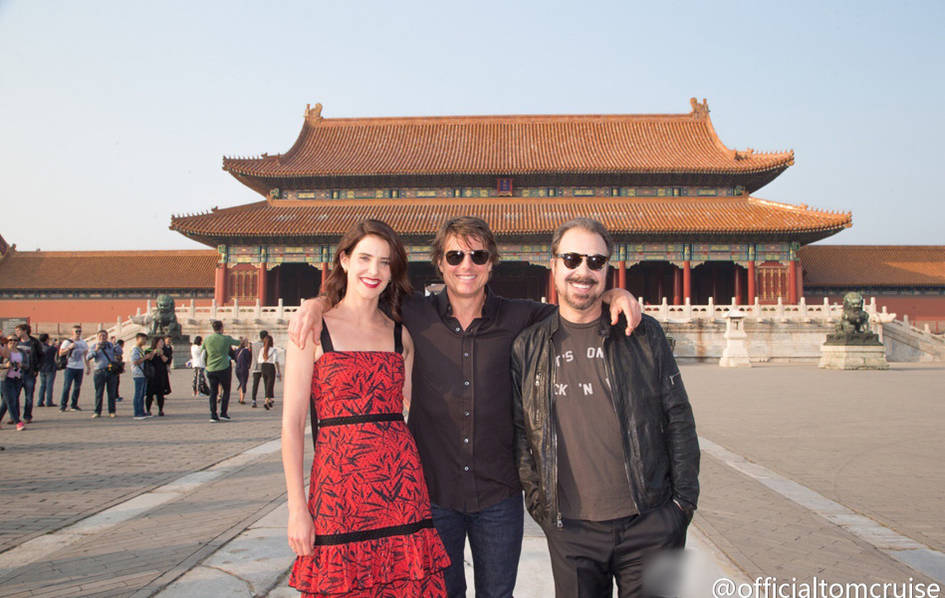 Tom Cruise in Palace Museum