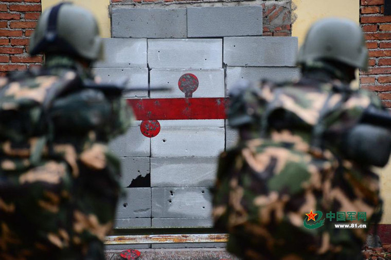 Armed police undergo 'devil training' in Beijing