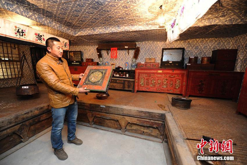 Chinese farmer runs private folk culture museum