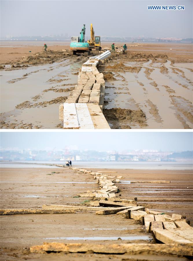 #CHINA-JIANGXI-POYANG LAKE-STONE BRIDGE (CN)