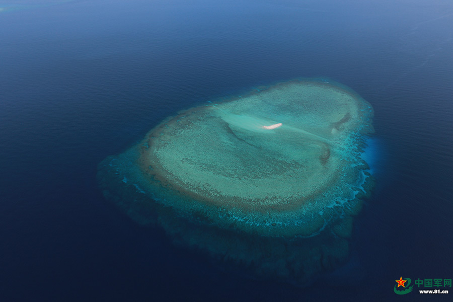 Magnificent view of Nansha Islands in South China Sea