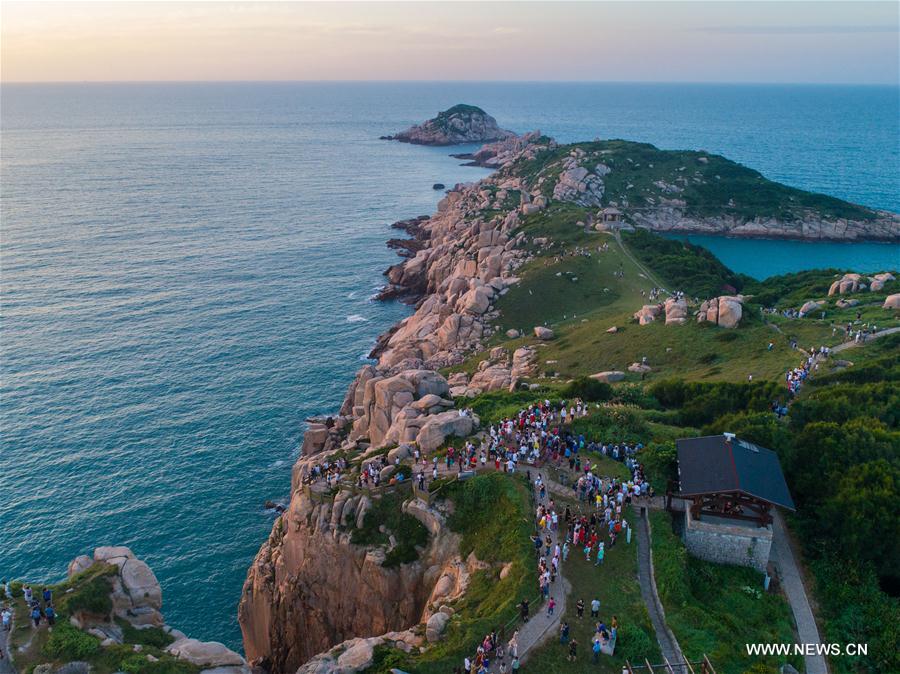 Scenery of Nanji islands in east China's Zhejiang