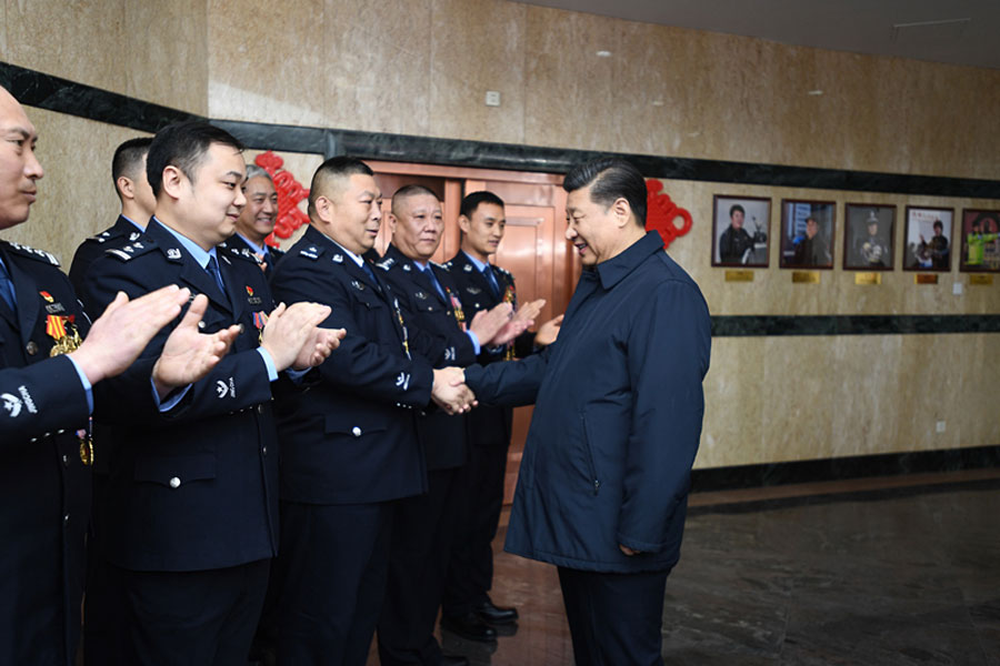 Xi sends Spring Festival greetings in Beijing inspection tour