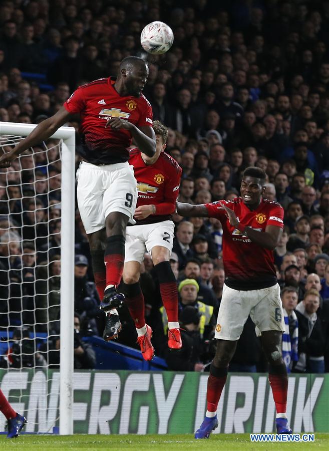 Manchester United beats Chelsea 2-0 at FA Cup fifth round match
