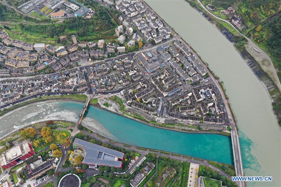 China's Yingxiu Town reconstructed from quake ruins