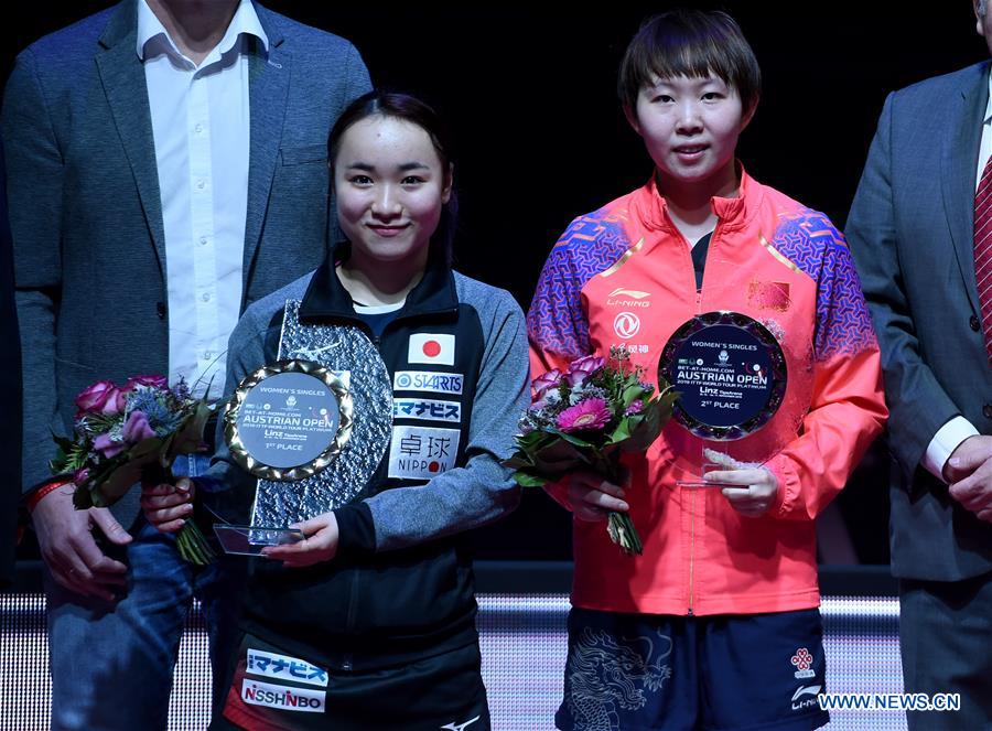 In pics: singles finals at 2019 ITTF World Tour Austrian Open