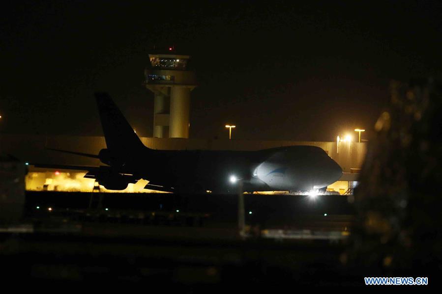 Plane carrying Chinese medical supplies for Europe lands in Belgium