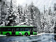 Mystical Jiuzhaigou Valley after snow