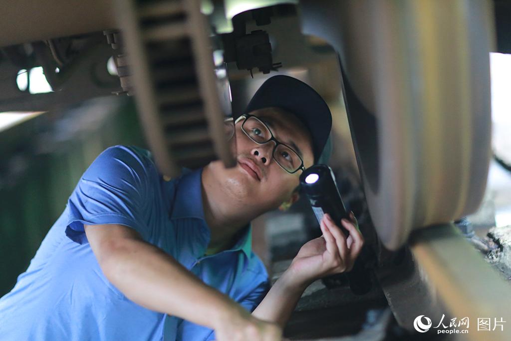 Train maintainers ensure safe operation of passenger trains