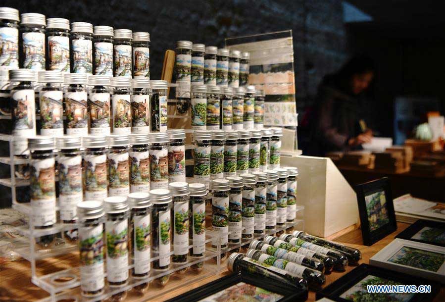 In pics: paddy fields-surrounded bookstore in Fujian