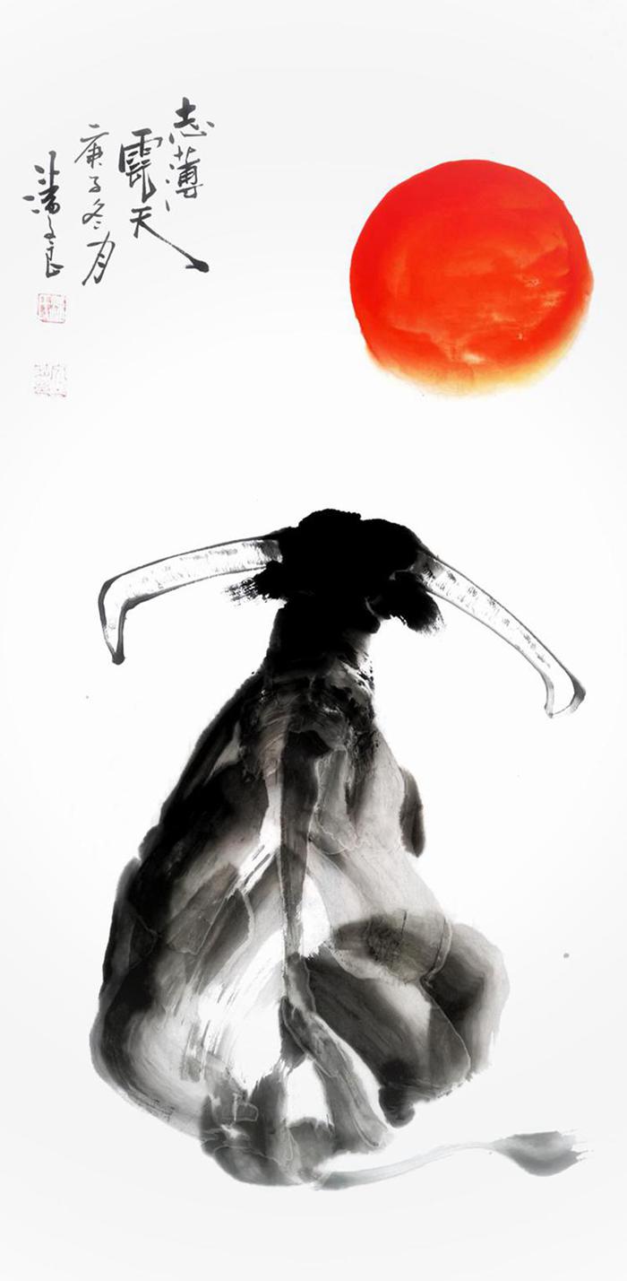 Check out these water-ink paintings to welcome the Year of the Ox