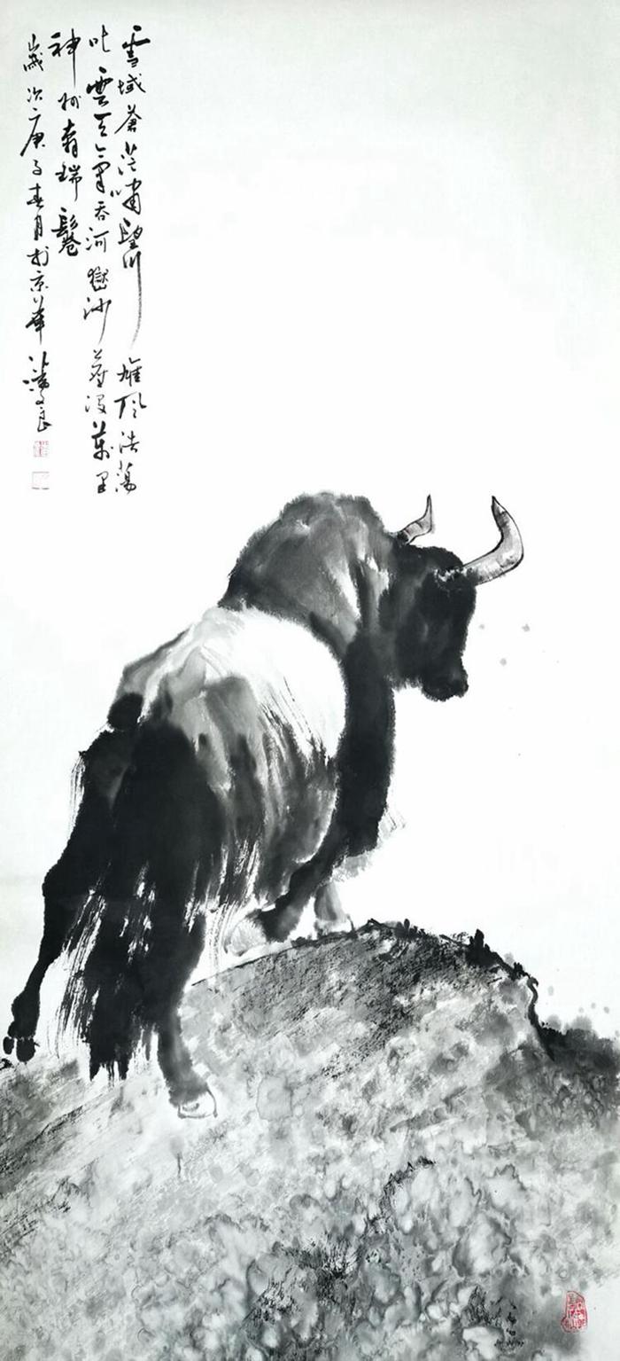 Check out these water-ink paintings to welcome the Year of the Ox