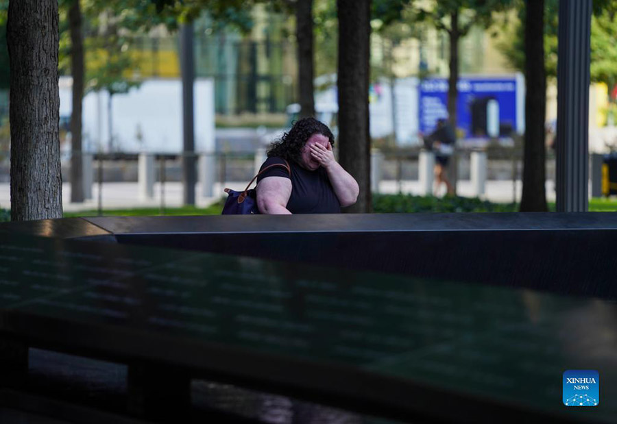 9/11 victims commemorated in New York, U.S.