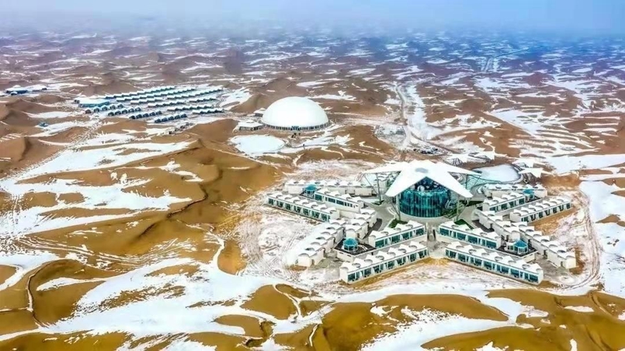 In pics: Colorful Ningxia in wintertime