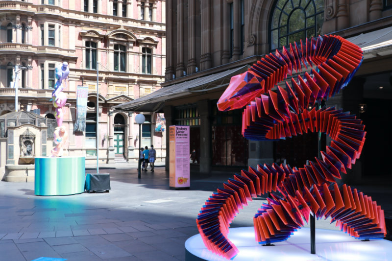Sydney streets decorated with zodiac lanterns to celebrate Chinese New Year