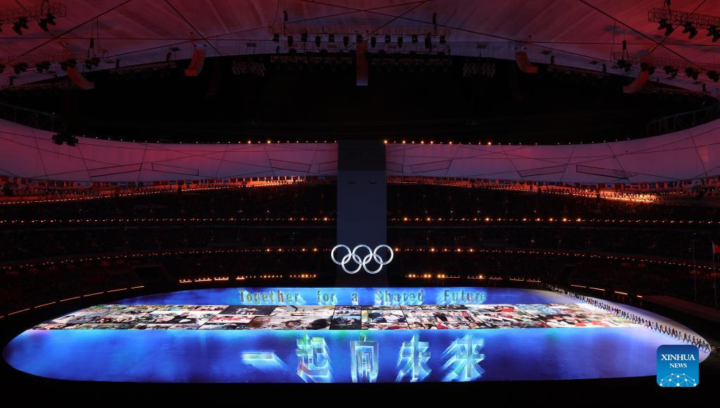 Closing ceremony of Beijing 2022 Olympic Winter Games at National Stadium in Beijing on February 20, 2022. Photo: VCG