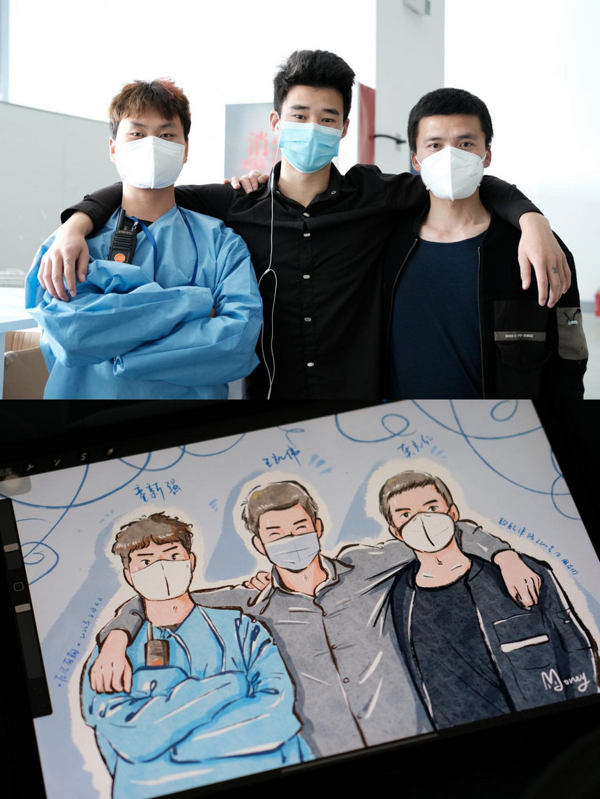 Moments of everyday life in a makeshift hospital?in?east China’s Shanghai