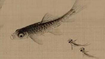 Ink strokes create lifelike fish