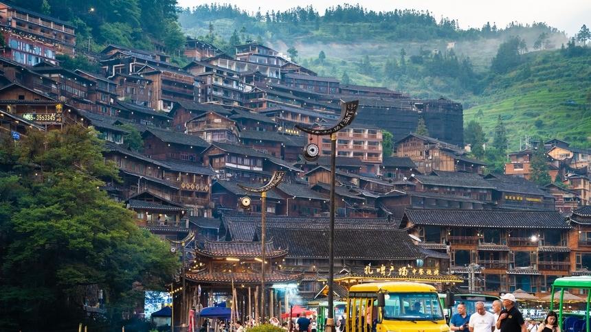 European musicians explore Miao culture in Xijiang Qianhu Miao Village, SW China's Guizhou