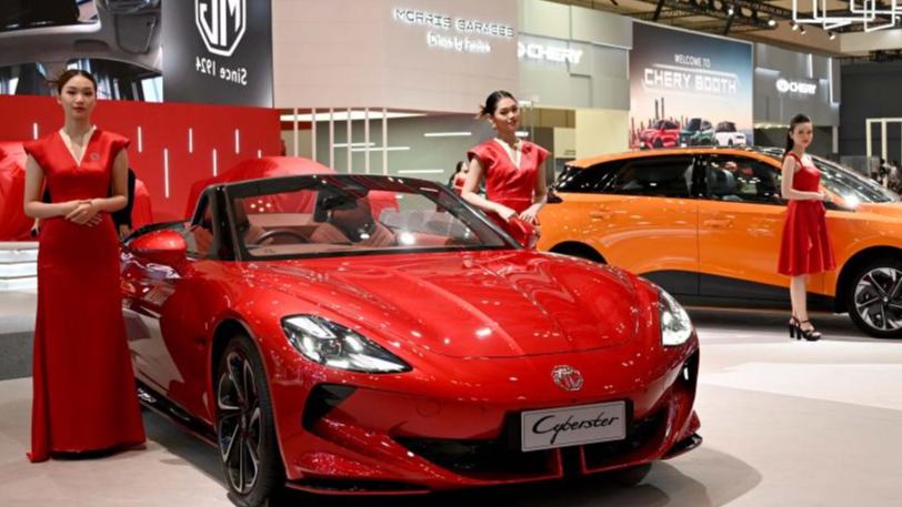 Products of Chinese auto brands showcased at GAIKINDO Indonesia Int'l Auto Show