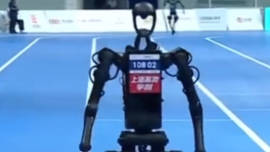 Future games: Humans watch robots play