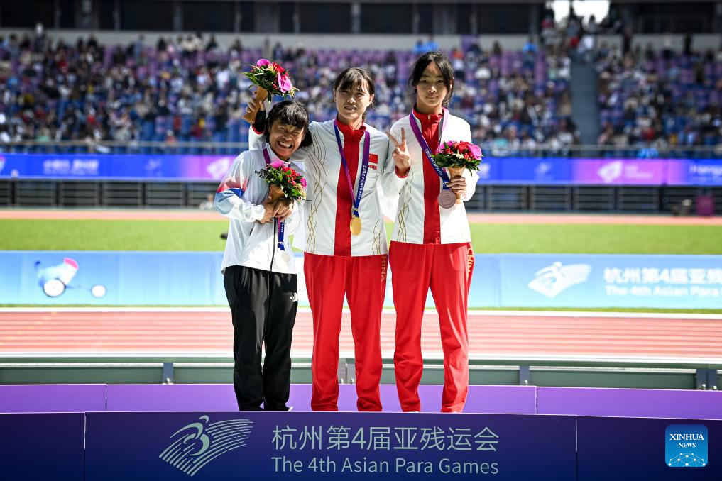 Highlights of athletics events at 4th Asian Para Games