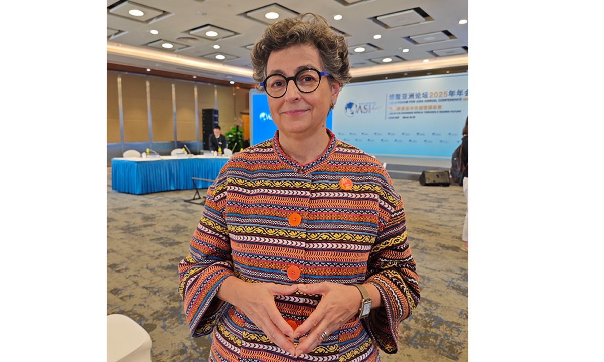 Arancha González, dean of the Paris School of International Affairs at Sciences Po and former foreign minister of Spain Photo: Yin Yeping/GT